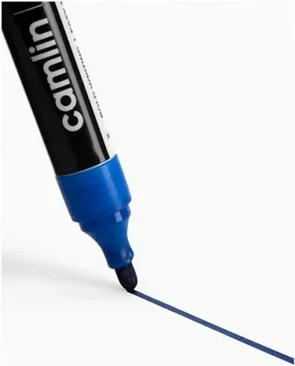 Camlin Permanent Marker, Bold  - Blue