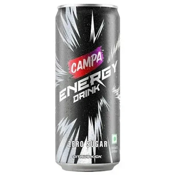 Campa Energy Drink Zero Sugar Can  - 185 ml