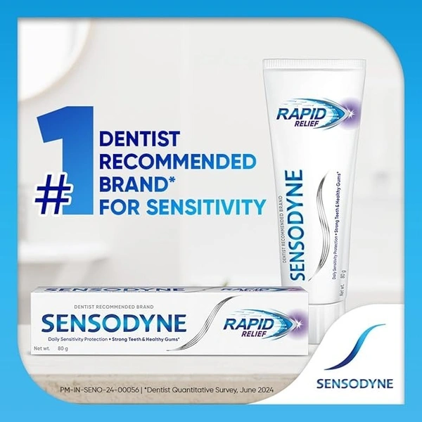 Sensodyne Rapid Relife Sensitive Toothpaste 80g