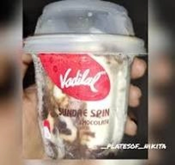 vadilal choclate sundae spin