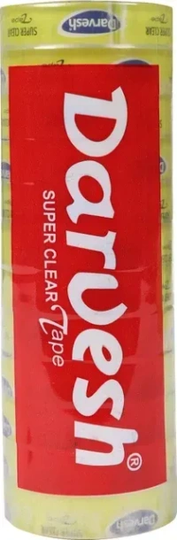 darvesh super clear tape 12mm - 12mm, Chartreuse Yellow