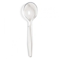 Ruchi & Company Plastic disposable Spoon | Premium Quality - Transparent