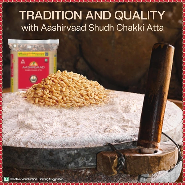 Aashirvaad Shudh Chakki Atta[100%Atta,0%Maida] 5kg