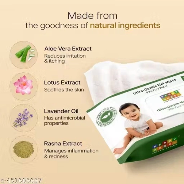 Ultra-Gentle wet wipes