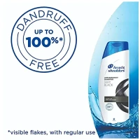 Head & Shoulders Silky Black Anti-Dandruff Shampoo - Leaves Hair Shiny & Radiant, - 72ml