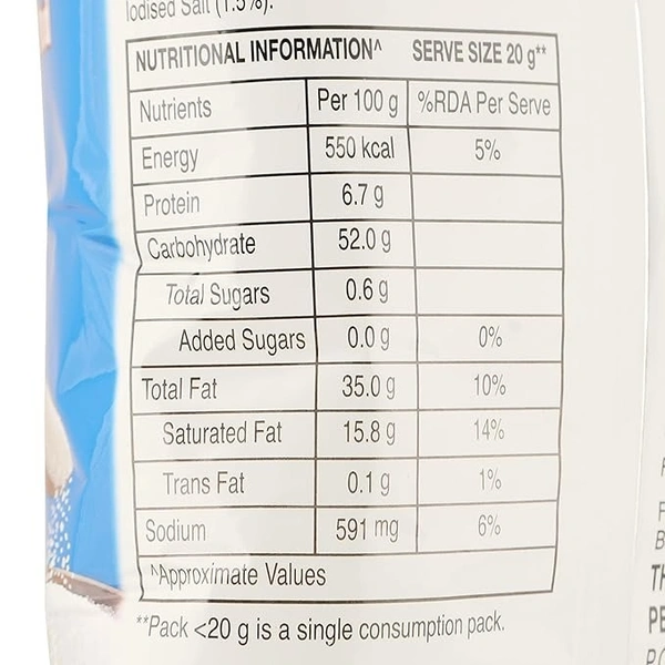 Uncle Chips Plain Salted 80 gm Pouch