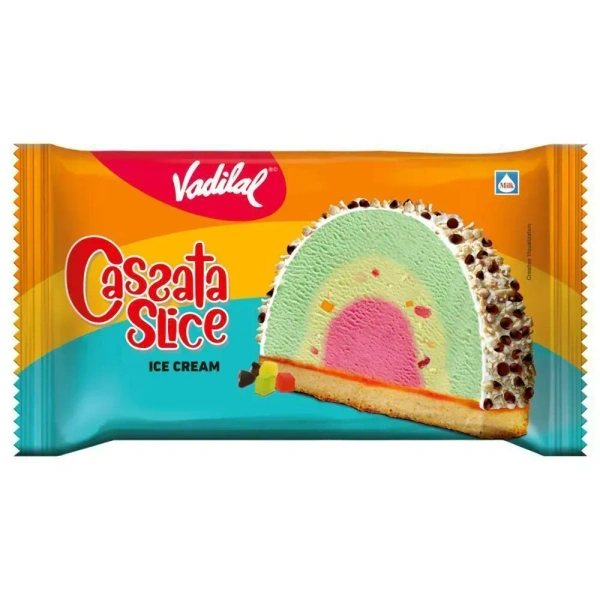 Vadilal Cassata Slice Ice Cream 150 ml