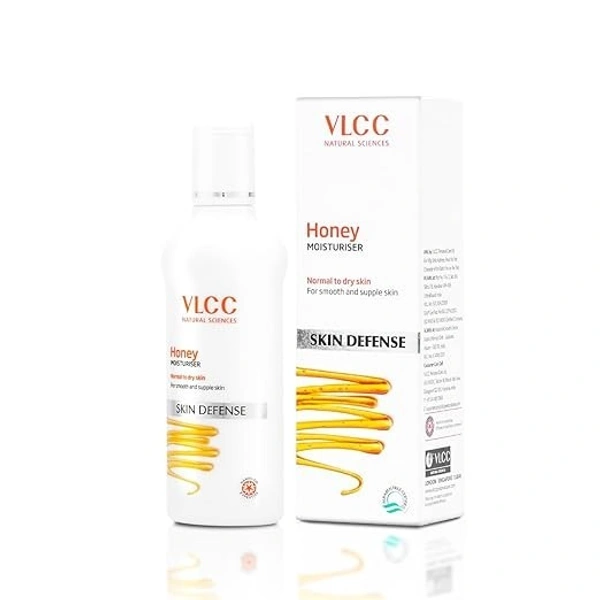 VLCC Honey Moisturiser - 100g - Non-Greasy, Deep Moisturization and Lightweight with Honey, Shea Butter, Fenugreek Extract & Wheat Germ Oil | Normal to Dry Skin 8906008450743