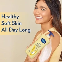 Vaseline Intensive Care Deep Moisture Nourishing Body Lotion 400 ml, Daily Moisturizer for Dry Skin, Gives Non-Greasy, Glowing Skin - For Men & Women 8901030971839