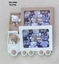 Teddy Bear Cart Photo Frame