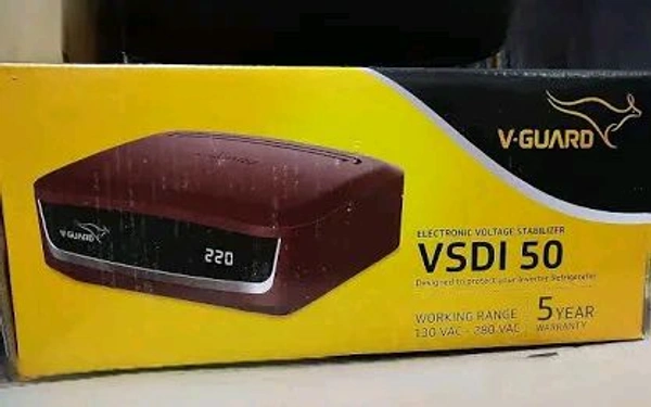 V-GURD ELECTRONIC VOLTAGE STABALIZER VGS50 - White