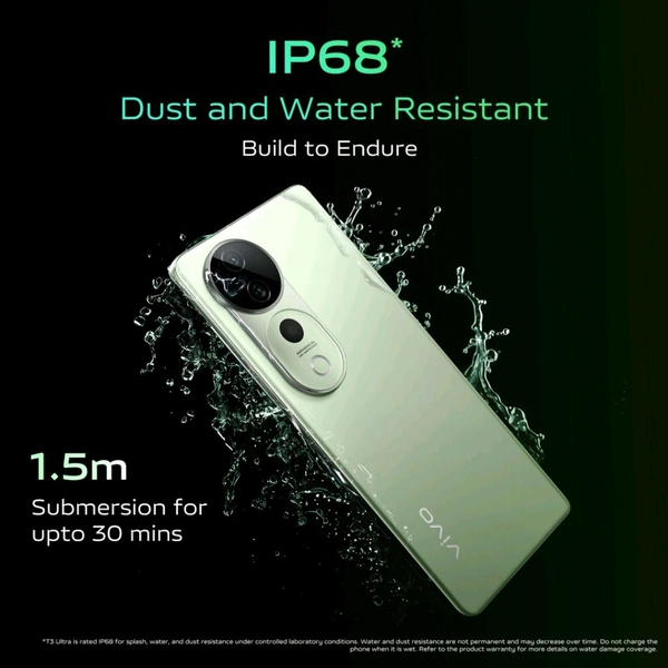 Vivo T3 Ultra 5g (Frost Green) 8GB 128GB
