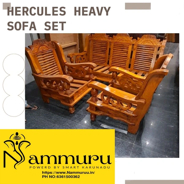 Wooden Sofa (Harcules)