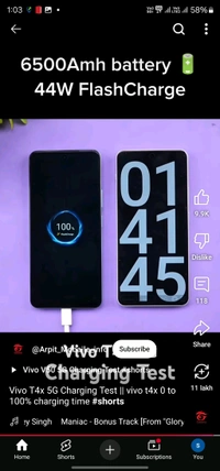 Vivo T4x 
8GB + 128GB
Marine Blue
Pronto Purple