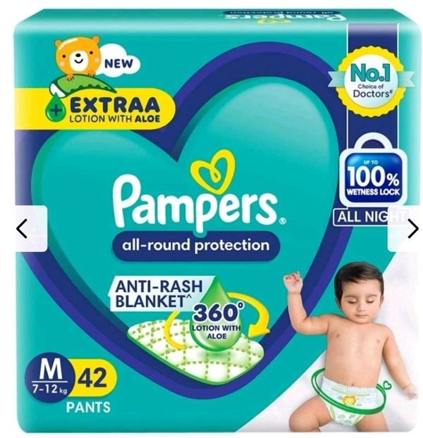 Pampers All-Round Protection Pants (M) 42 count (7 - 12 kg)