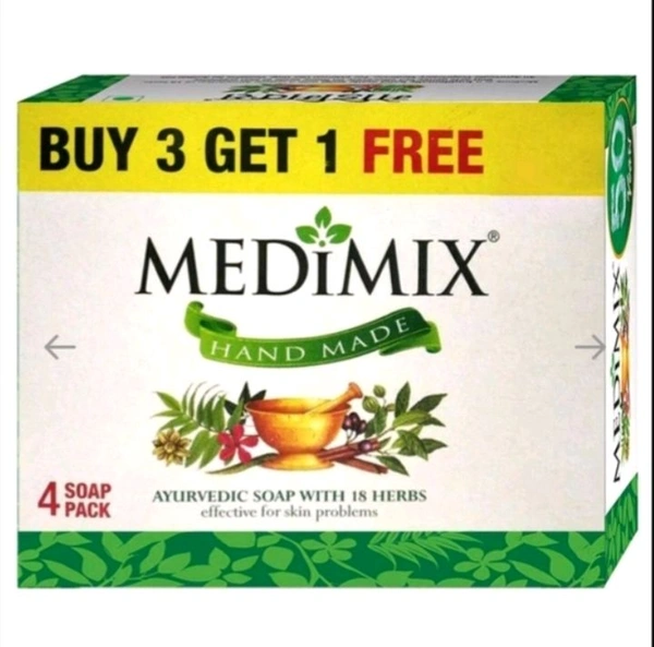 Medimix Ayurvedic 18 Herb Soap (75g x 4)
