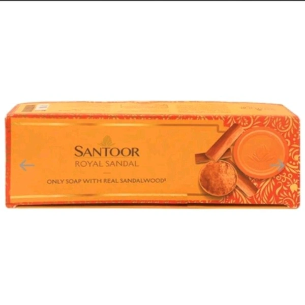 Santoor Royal Sandal Soap 150 g (Pack of 3)