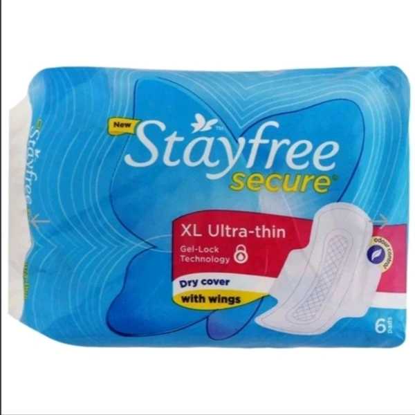 Stayfree Secure XL Ultra Thin Sanitary Napkin Wing (6pc)