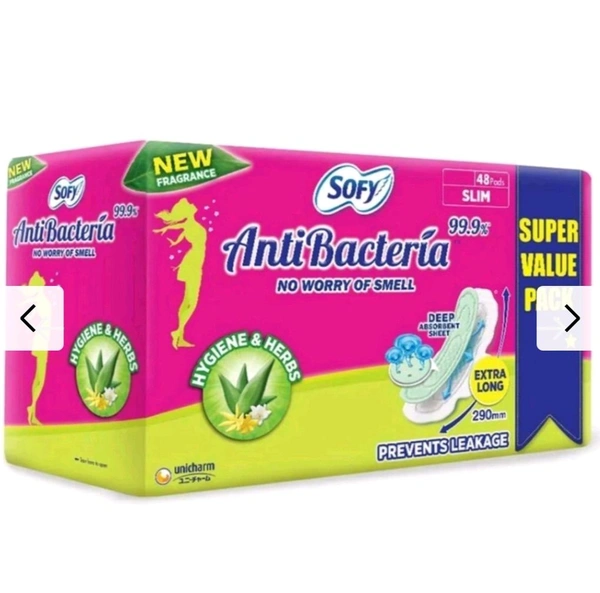 Sofy Bodyfit Anti Bacteria XL Sanitary Pads (28pc)