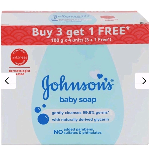 Johnson's Soap 100 g (Buy 3 Get 1 Free)