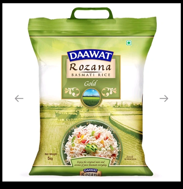 Daawat Rozana Gold Basmati Rice 5 Kg Pp