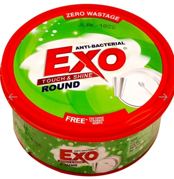 Exo Touch & Shine Anti-Bacterial Round Dishwash Bar 700 g
