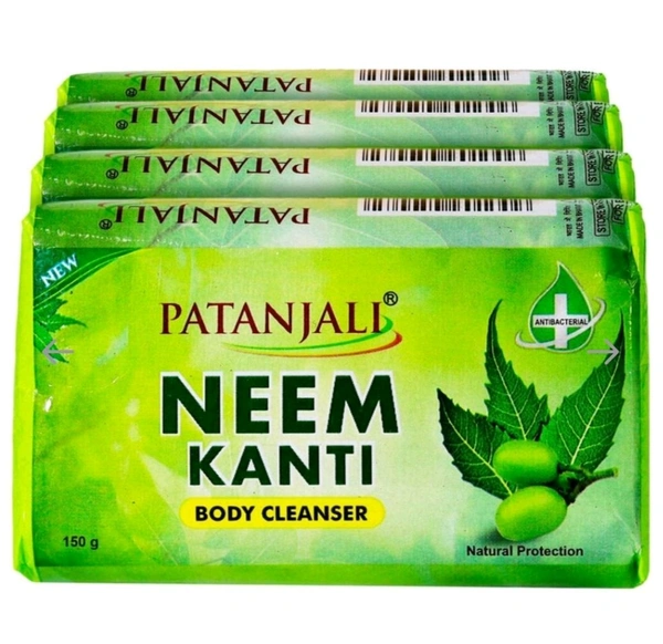 Patanjali Neem Kanti Body Cleanser 150 g (Pack of 4)