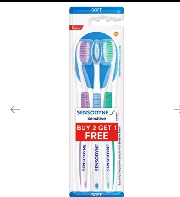 Sensodyne Sensitive (Soft) Toothbrush (Buy 2 Get 1 Free)