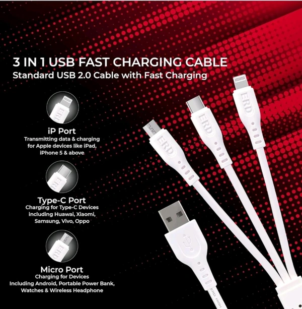 ERD 3 In 1USB Cable