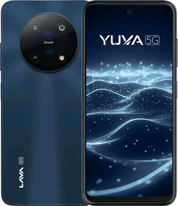 LAVA YUVA 5G 4gb /128ROM ,MYSTIC BLUE