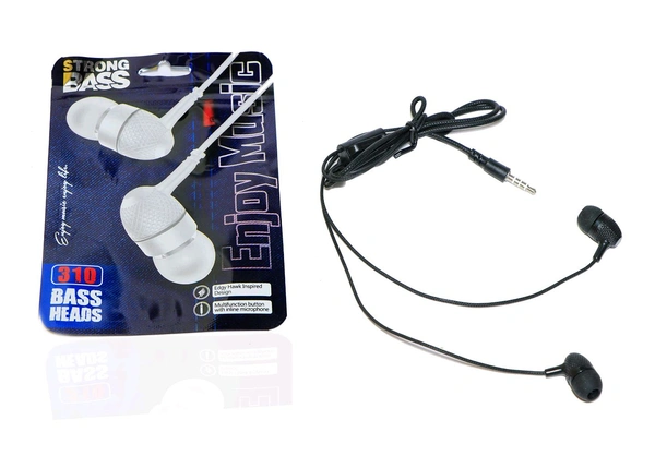 Strong Bass Earphone  - White