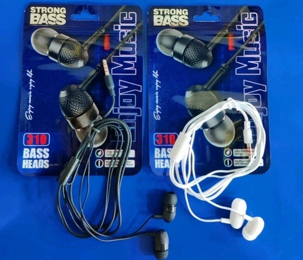 Strong Bass Earphone  - White