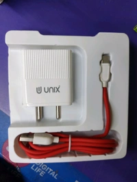 Unix Charging Lives Type C/UX-111/30W/Fast Charger All In One/Power 3.0 Quick Charger  - White