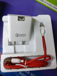 Unix Charging Lives Type C/UX-111/30W/Fast Charger All In One/Power 3.0 Quick Charger  - White