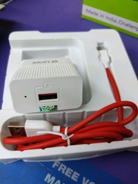 Unix Charging Lives Type C/UX-111/30W/Fast Charger All In One/Power 3.0 Quick Charger  - White