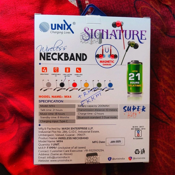 Signature Bluetooth Neckband 