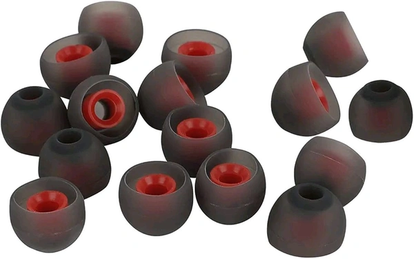 EASYSHOP Silicone Rubber Earbuds Tips, Eartips, Earpads, Earplugs, for Replacement in Earphones and Bluetooth Medium Size