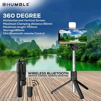 DEEP TRADERS***Selfie stick with light Wireless Bluetooth Foldable (R1S) Extendable, Portable
