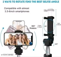 Wireless Bluetooth Foldable R1 Mini Tripod Extendable Selfie Stick Monopod Mobile Phone Holder Stand Portable Selfie Stand