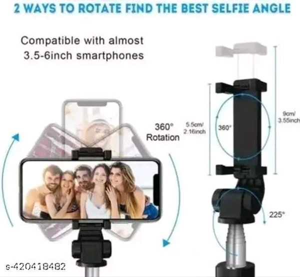 Wireless Bluetooth Foldable R1 Mini Tripod Extendable Selfie Stick Monopod Mobile Phone Holder Stand Portable Selfie Stand