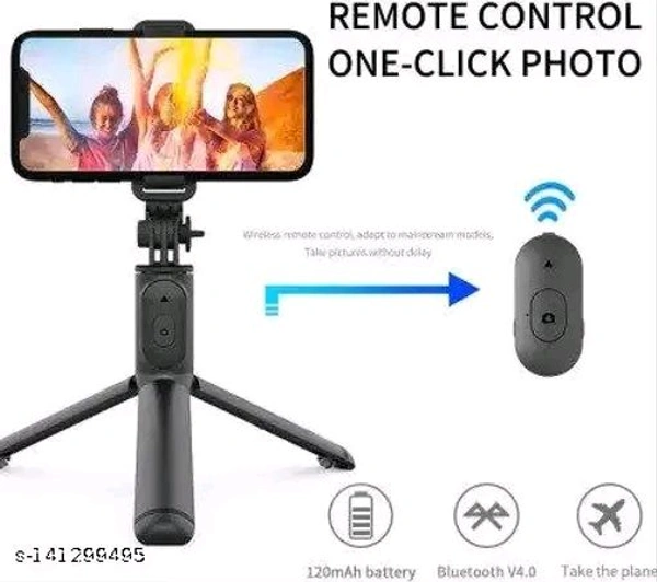 New Arrival High Quality 3in1 Selfie Stick multi-function Wireless Bluetooth XT-02 Selfie Stick with