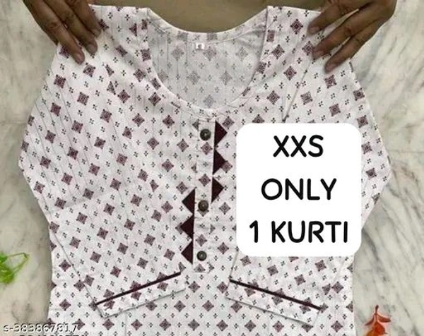 Trendy Women Fashion Kurti Trouser With Dupatta - XXS