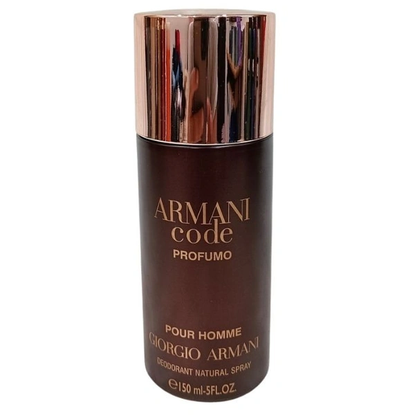 Imported Giorgio Armani Code PROFUMO Pour Homme deodorant Body Spray - For Men - 150ML