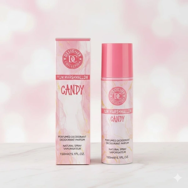 Designer Collection Yum Marshmallow Candy Perfumed Deodorant Body Spray | Unisex - 150ML