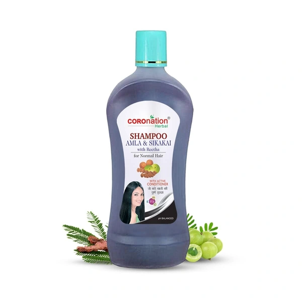 COROnation Herbal Amla Sikakai Shampoo (500 ml) - 500Ml