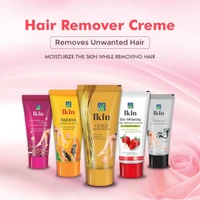 Cipla Health Ikin Gold Hair Remover Cream For Normal Skin - Bikini Hair Removal Cream For Women & Girls - 60g, Gold