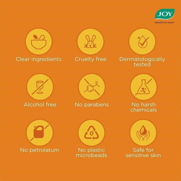 Joy Face wash Joy Vitamin C Face Wash For Glowing Skin (150ml) | Brightening Face Wash Enriched with Vitamin B5 & E For Sun Protection & Dead Skin Removal | Face Wash for Women & Men - 150 g, yellow