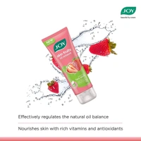 Joy Face wash Joy Skin Fruits Oil Removal Fruit Infused Face Wash, 150ml, Cleans Pores, Removes Excess Oil - 150 g, Red