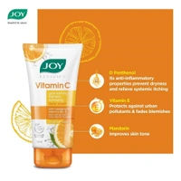 Joy Face wash Joy Vitamin C Face Wash For Glowing Skin (150ml) | Brightening Face Wash Enriched with Vitamin B5 & E For Sun Protection & Dead Skin Removal | Face Wash for Women & Men - 150 g, yellow