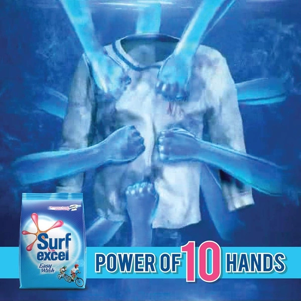Surf Excel Easy Wash Detergent Powder (1kg) - 1 kg, Blue